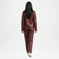 Burgundy Faux Leather Co-Ord Set