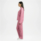 pink faux leather set
