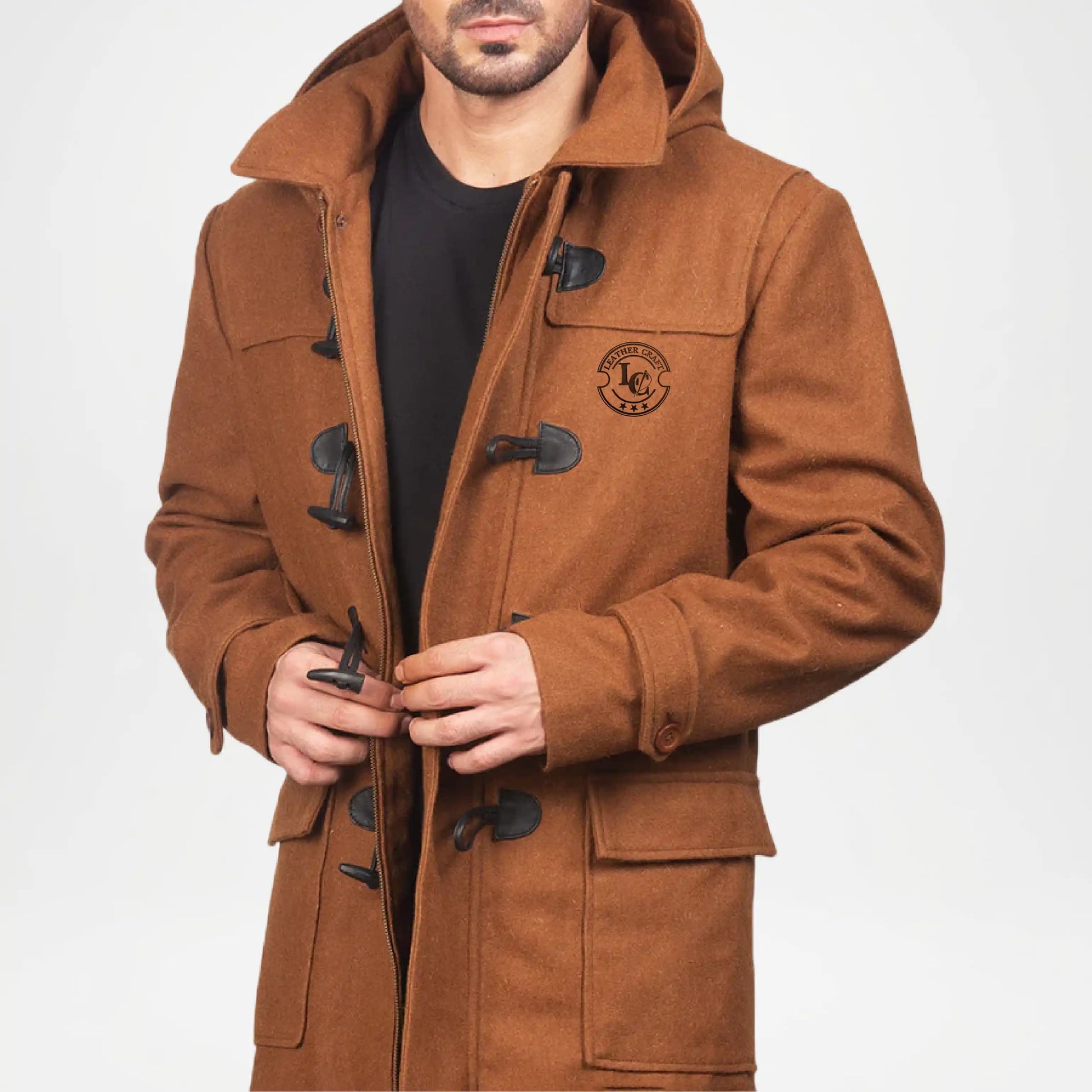 mens wool duffle coat