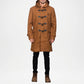 brown hooded coat men