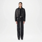 Black Leather Flare Pants for Women
