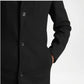 Men’s winter wool coat with front button closure