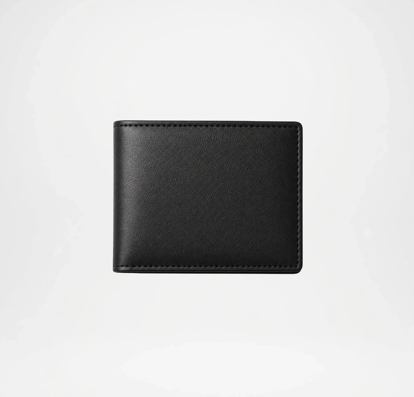 Black leather wallet simple