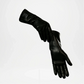 pair Camilla Black Long Leather Gloves