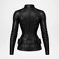 Back View Of Catwoman Leather Jacket for Women