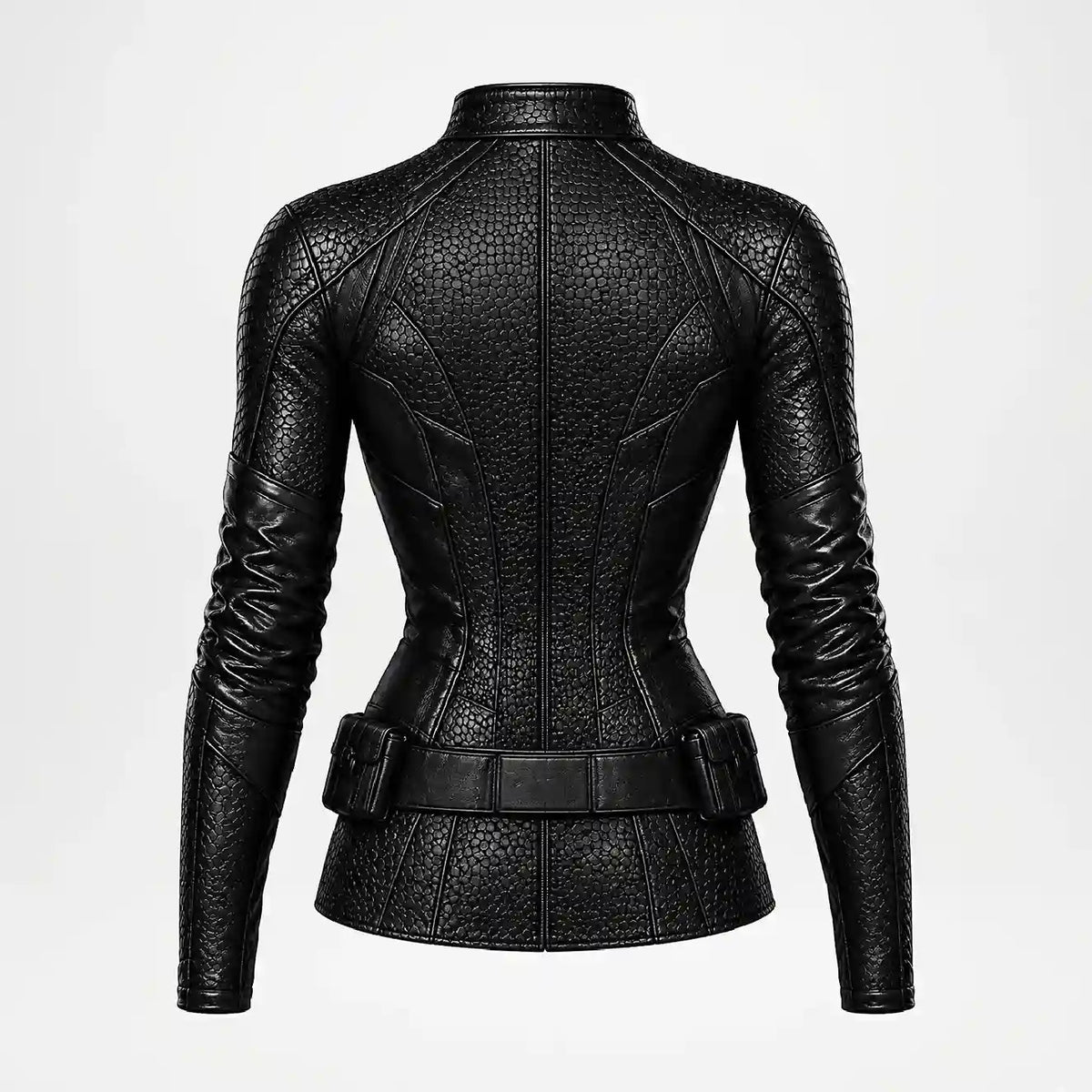 Back View Of Catwoman Leather Jacket for Women