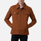 Conard Brown Denim Trucker Jacket for Men