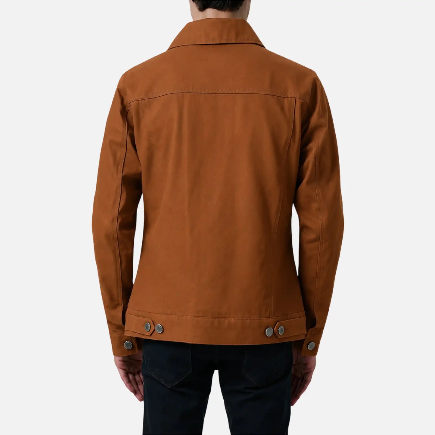 Conard Brown Denim Trucker Jacket for Men