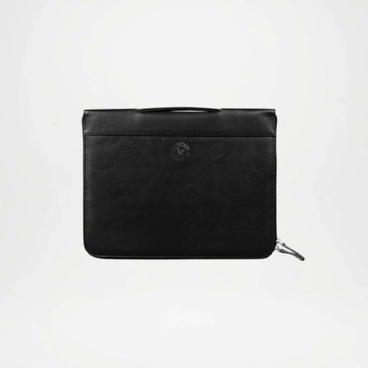 Black Leather Portfolio Case

