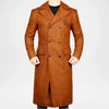 warm brown wool coat
