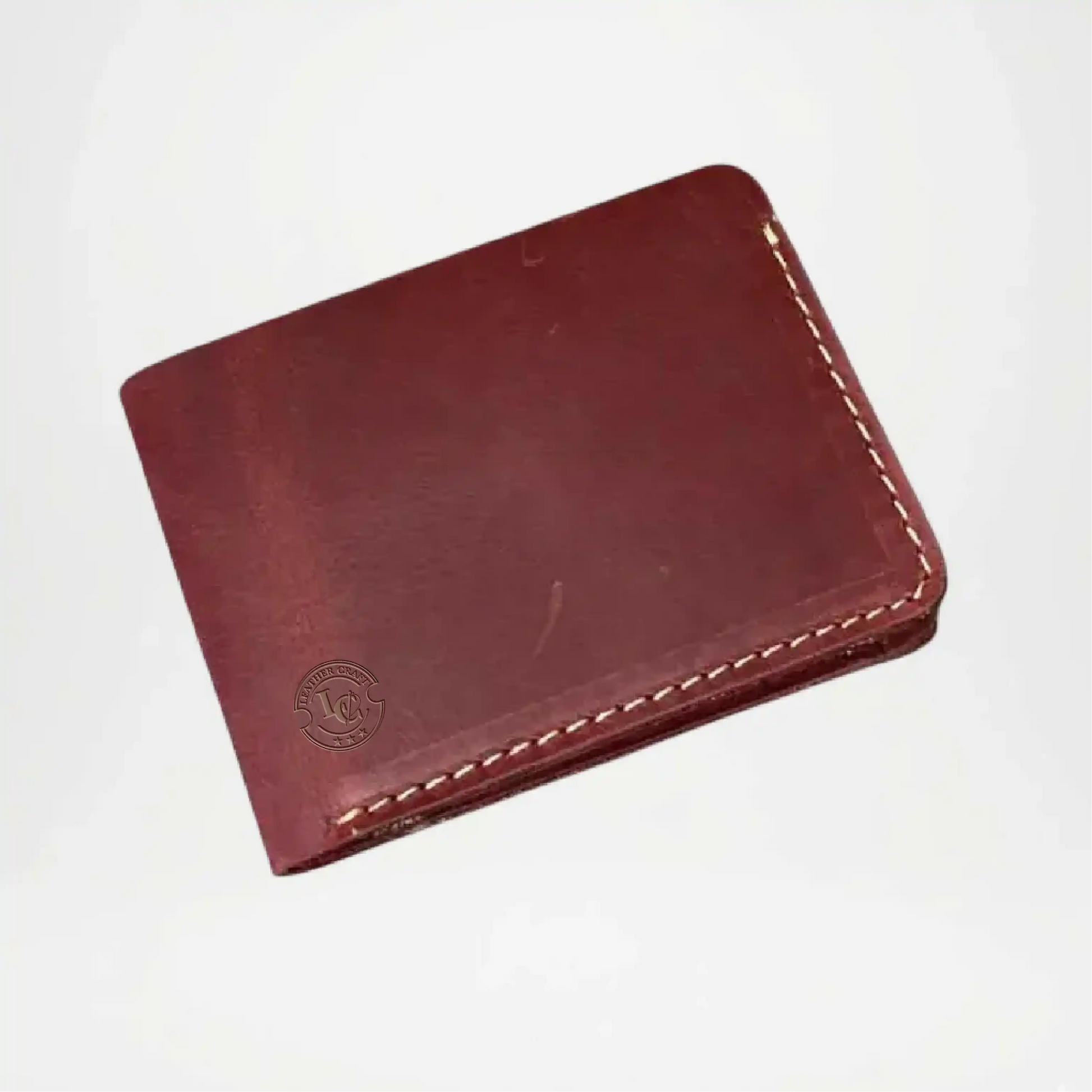 Genuine Leather Bifold Mahron Wallet for Men