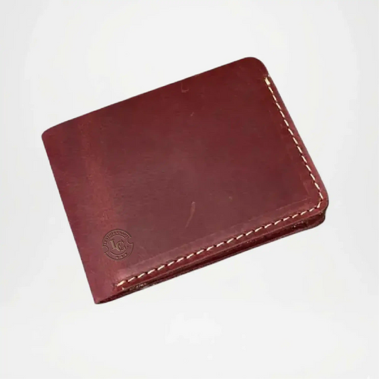 Genuine Leather Bifold Mahron Wallet for Men