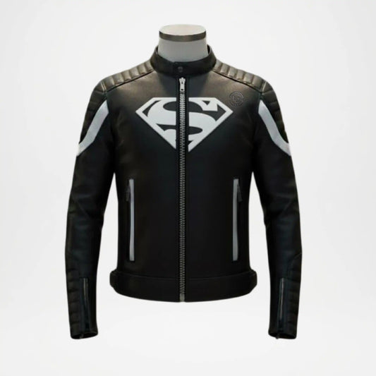 Real Leather Superman Jacket for Men