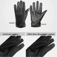 Gordon Black Lined Leather Gloves For Men