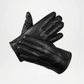 Gordon Black Lined Leather Gloves For Men