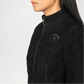 Black Suede Biker Jacket for Women