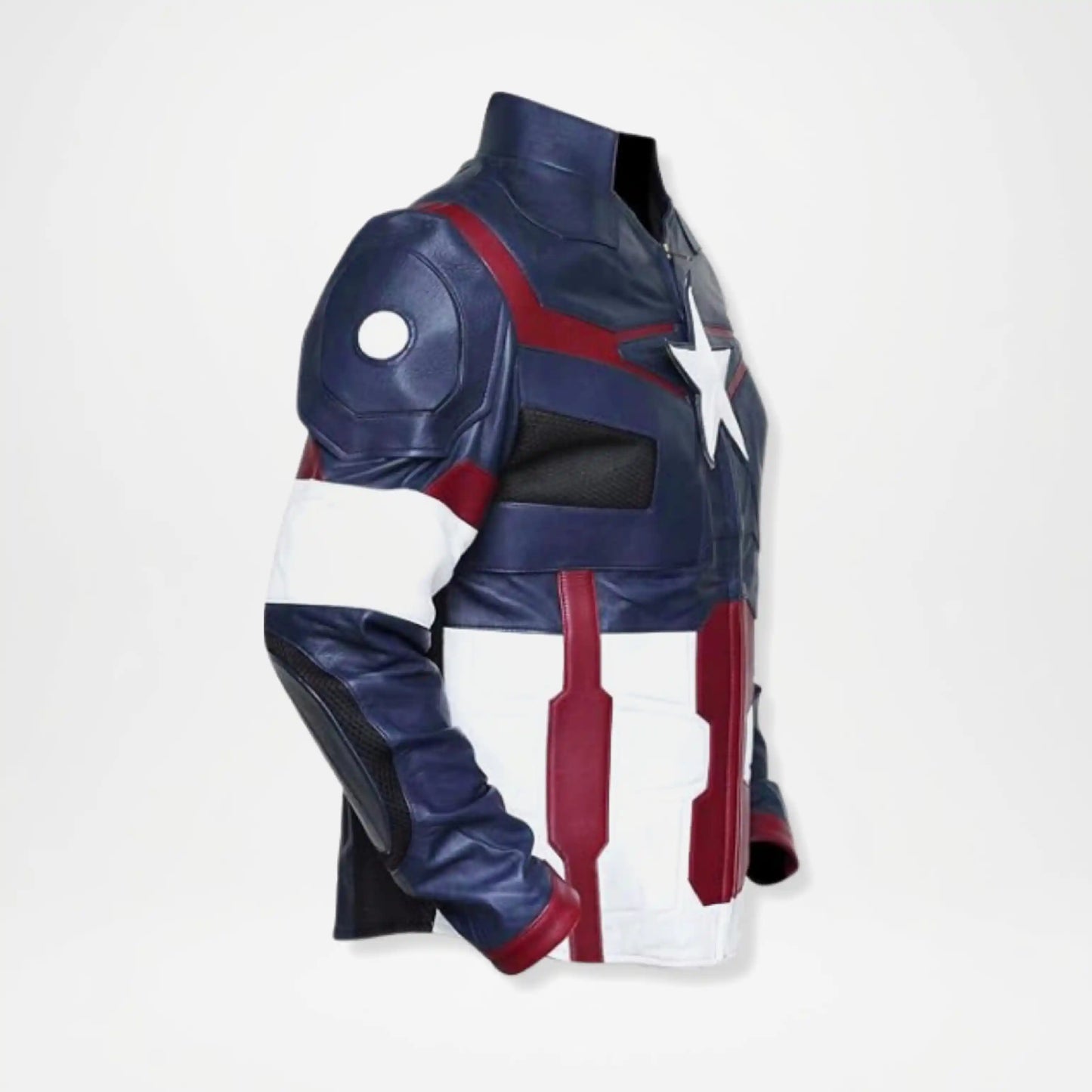 Captain America Leather Jacket Marvel Superhero Style
