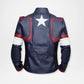 Captain America Leather Jacket Marvel Superhero Style