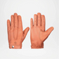 Mens Leather Driving Gloves Vintage Brown 