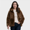 Lambskin Shearling Jacket With hood