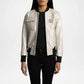 silver bomber jacket outfit
