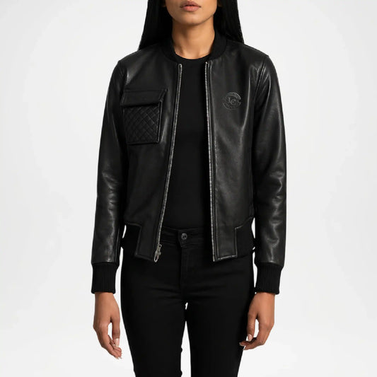 black bomber jacket for women with hood
