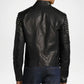 black studded moto jacket men