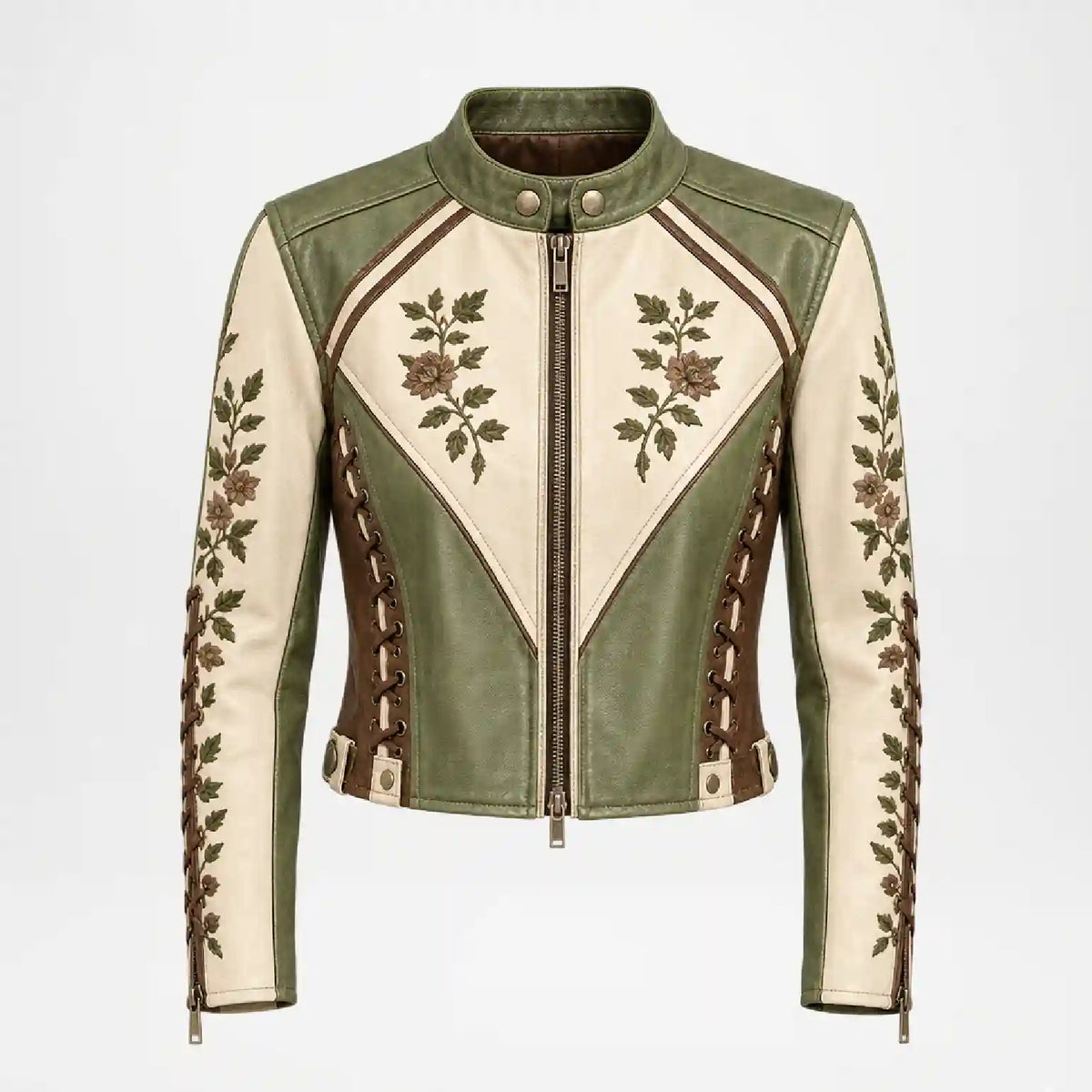 Leather Biker Jacket Womens
