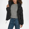 black quilted puffer coat women levi