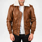 mens brown g1 bomber jacket
