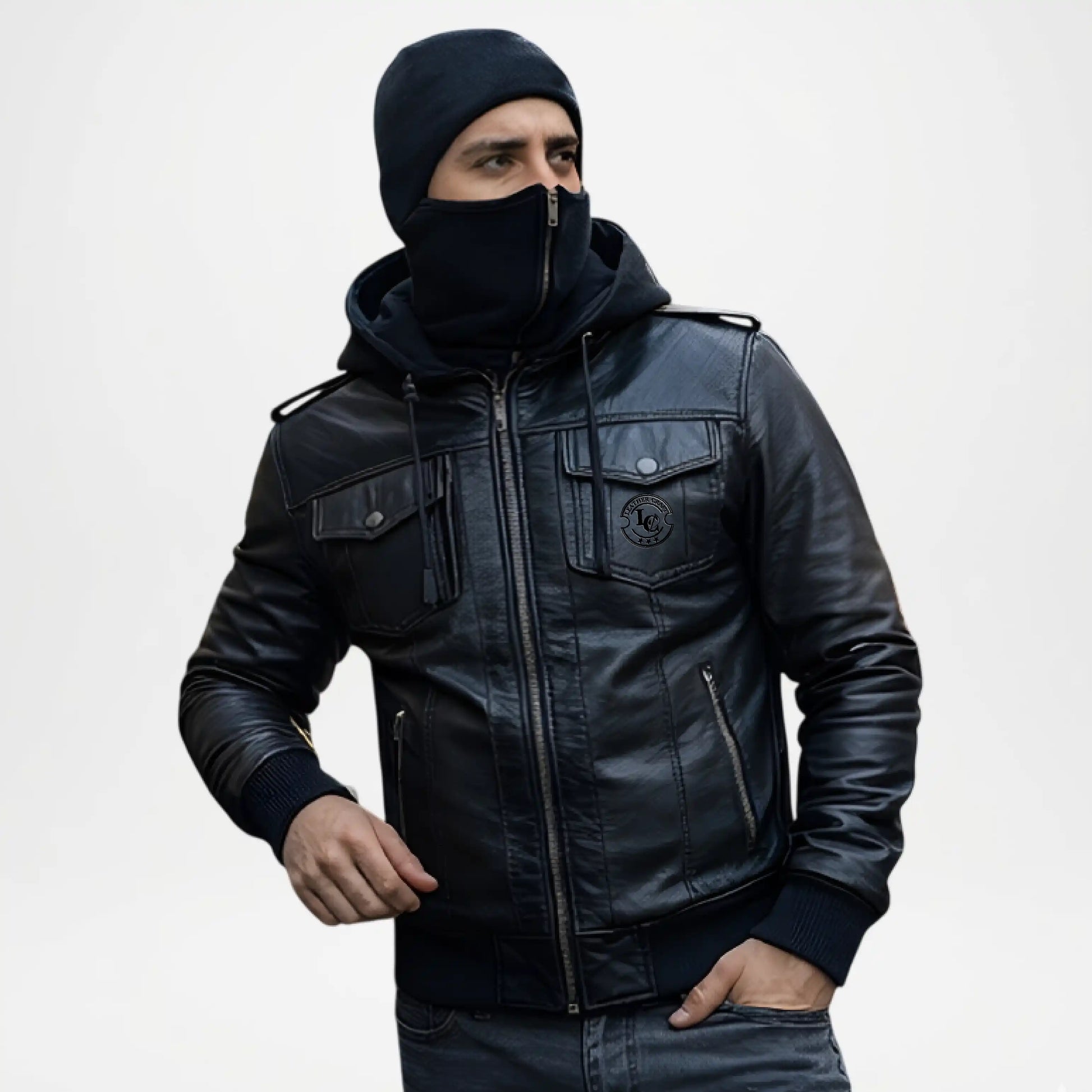 black balaclava mask