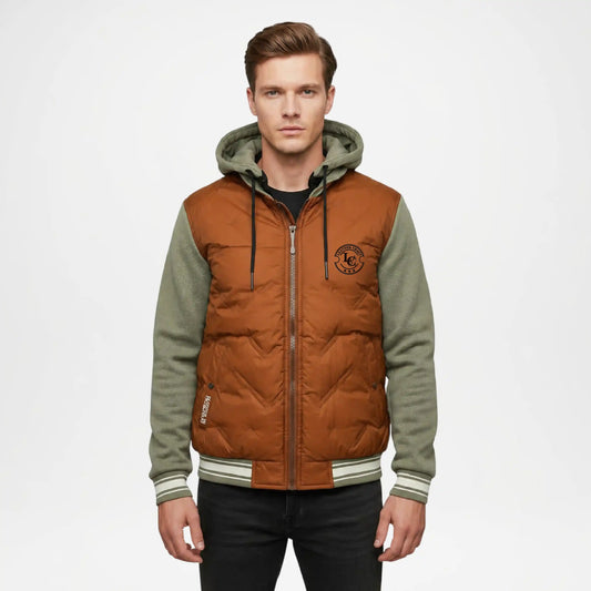 men's hybrid hoodie jacket