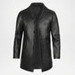 men's black car coat
