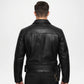 black leather jacket for men