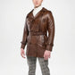 brown wool coat vintage