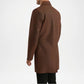 classic brown leather coat mens