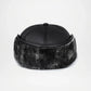Black fur hat
