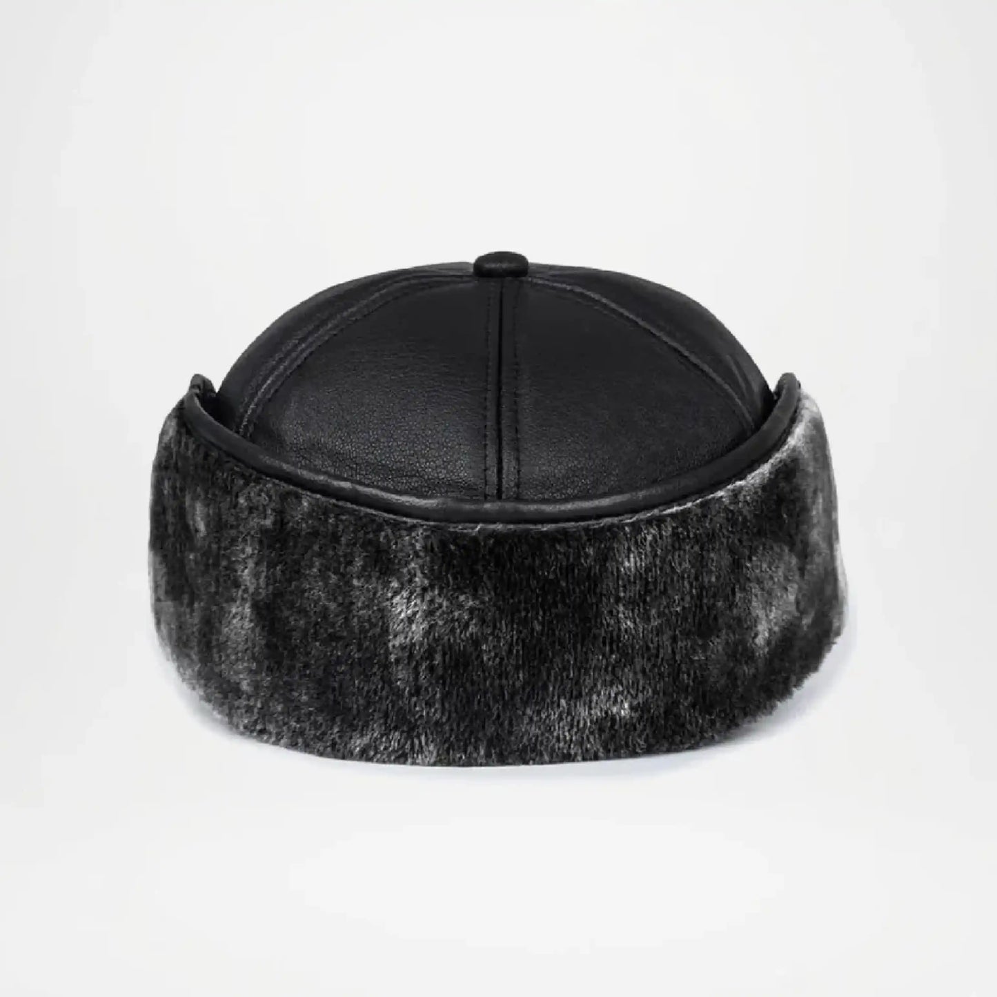 Black fur hat
