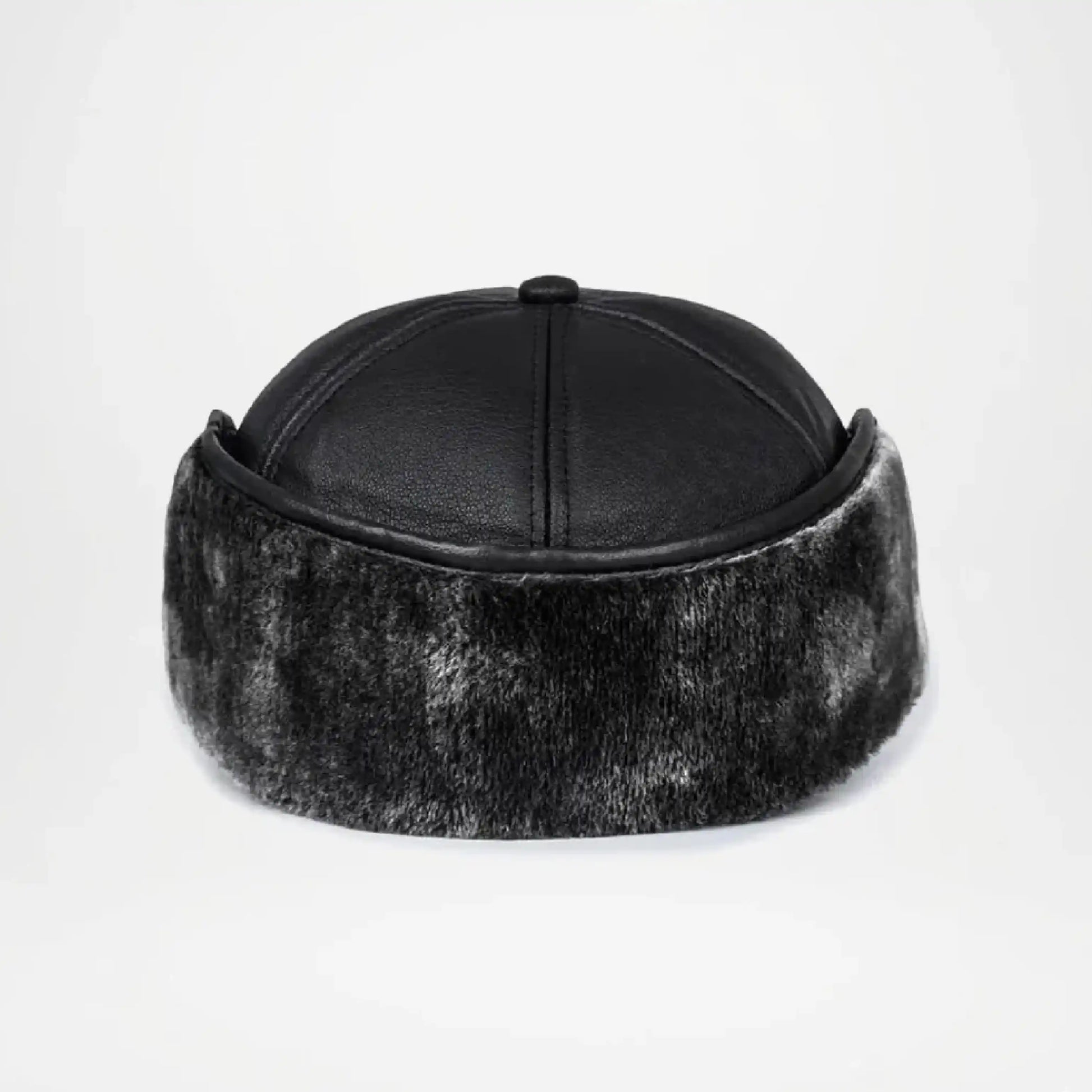 Black fur hat
