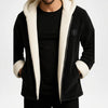 men's black vintage leather jacket