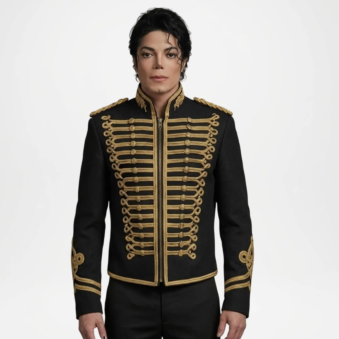 Michael Jackson Black Military Jacket