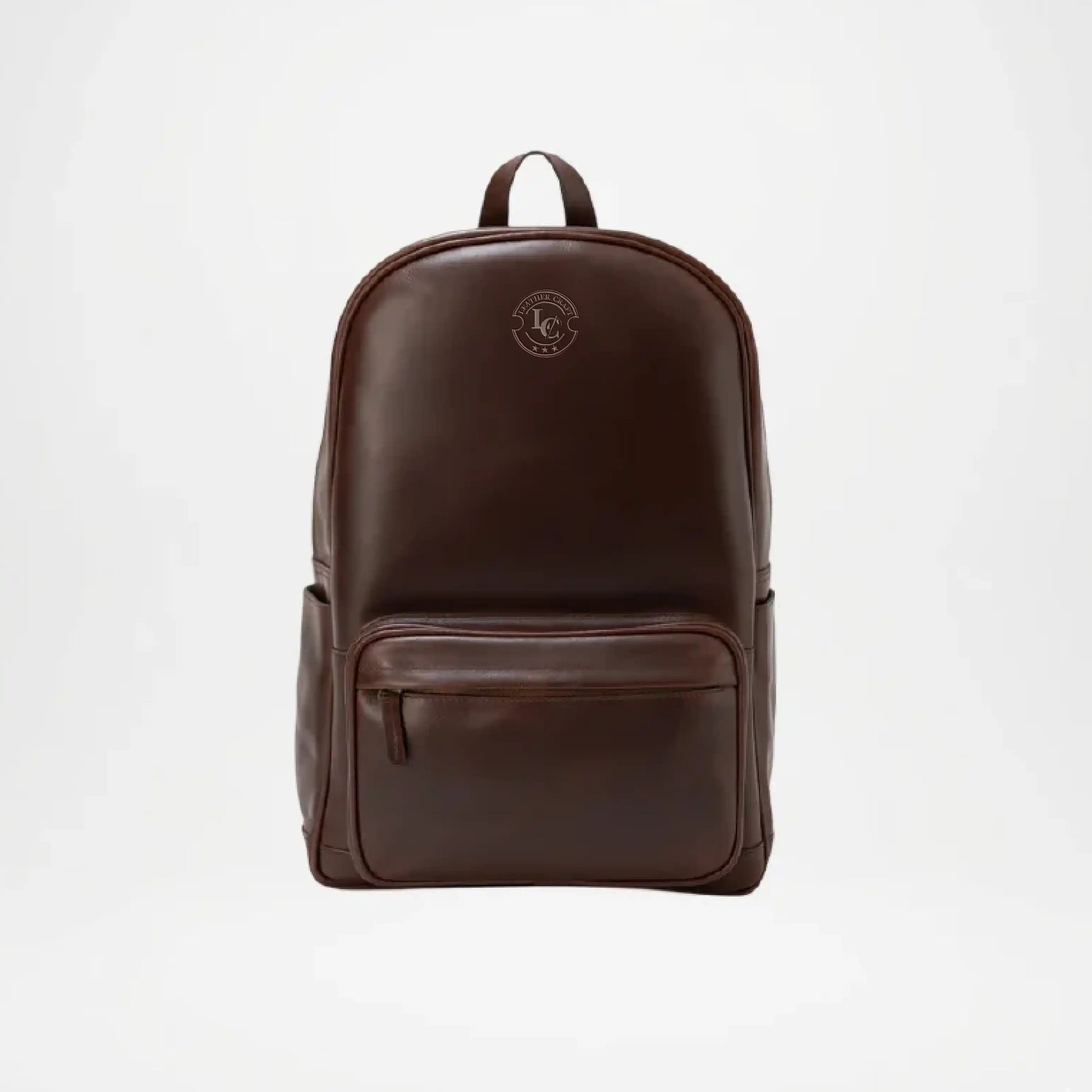 Brown Leather Backpack for Men