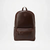 Philos Brown Leather Backpack for Men
