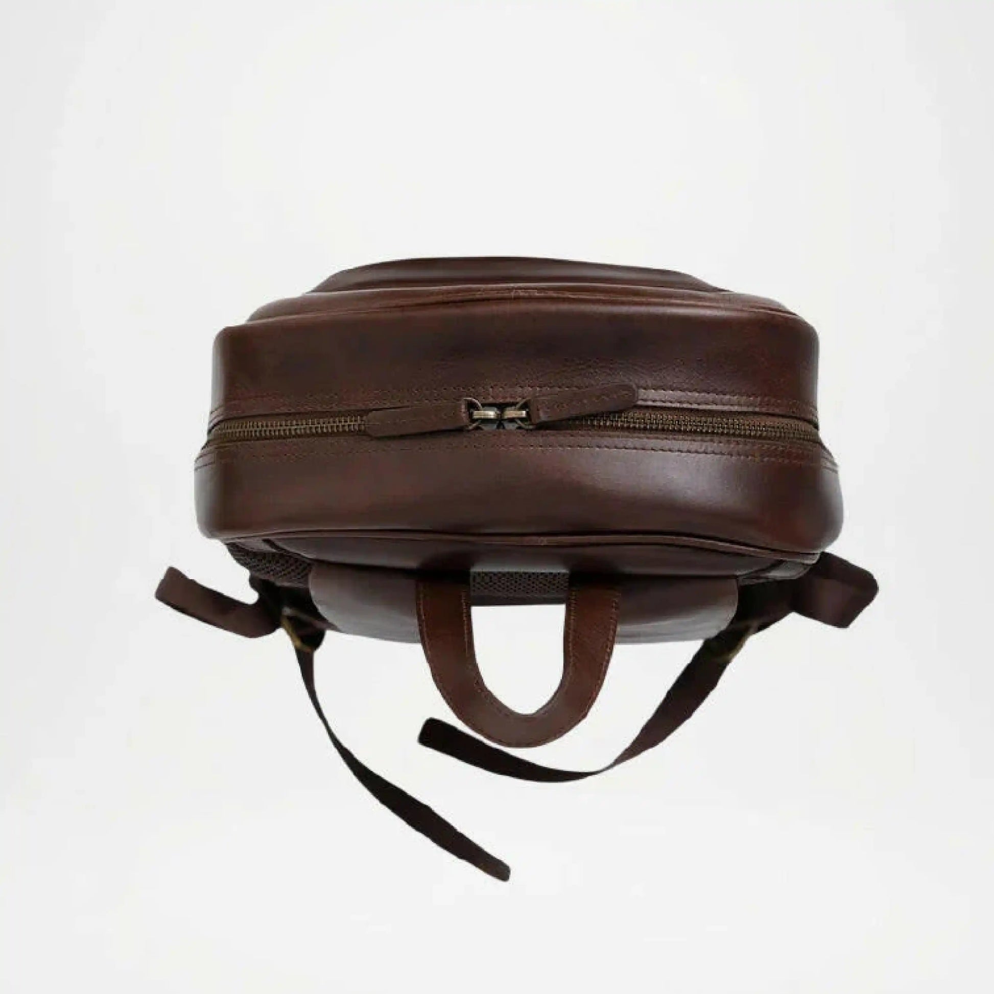 Brown Leather Backpack for Men