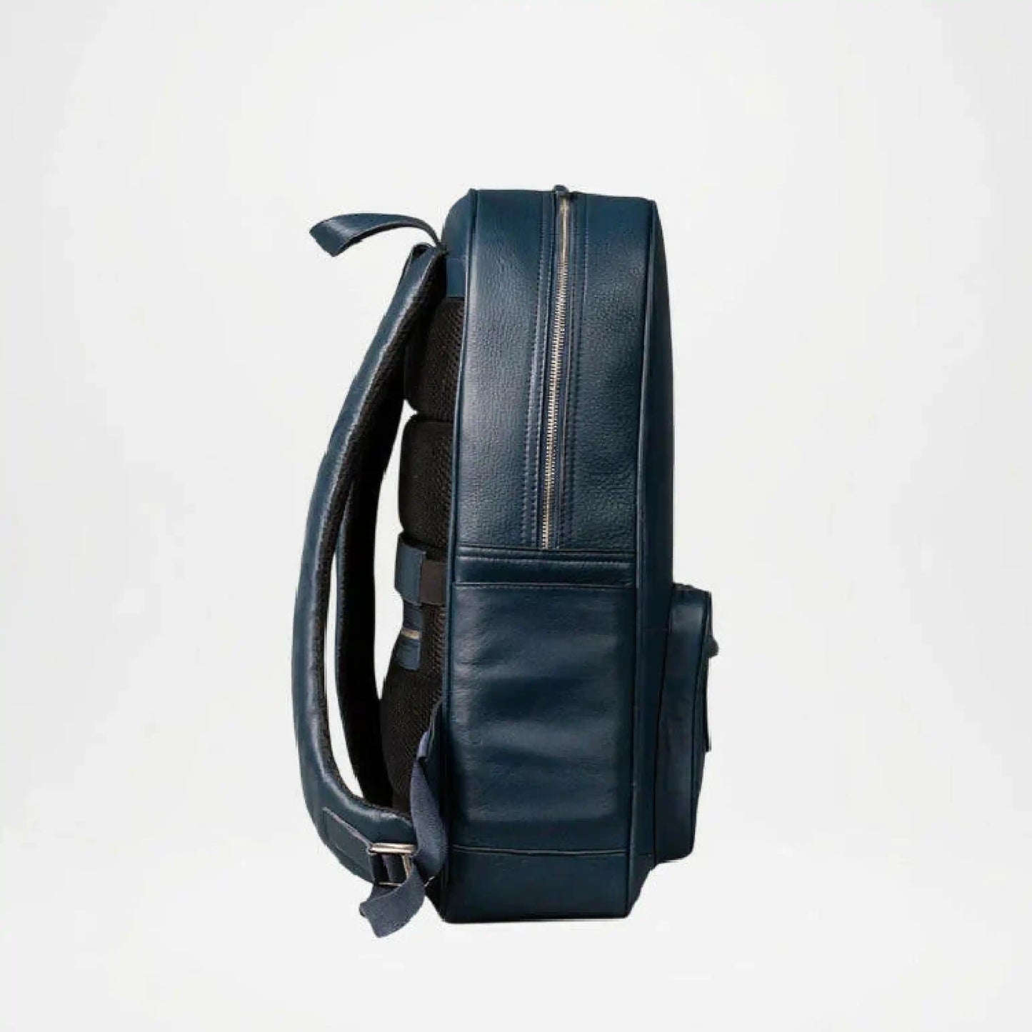 Philos Midnight Blue Leather Backpack for Men