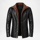 Quilted Leather Trench Coat Men