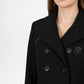 Black Wool Peacoat 