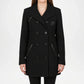 Black Wool Peacoat Women
