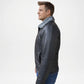 black lined bomber jacket men