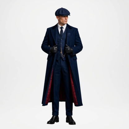 Thomas Shelby Long Coat – Peaky Style Wool Overcoat
